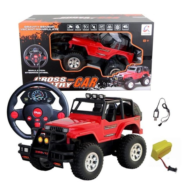 Džipas valdomas R/B 