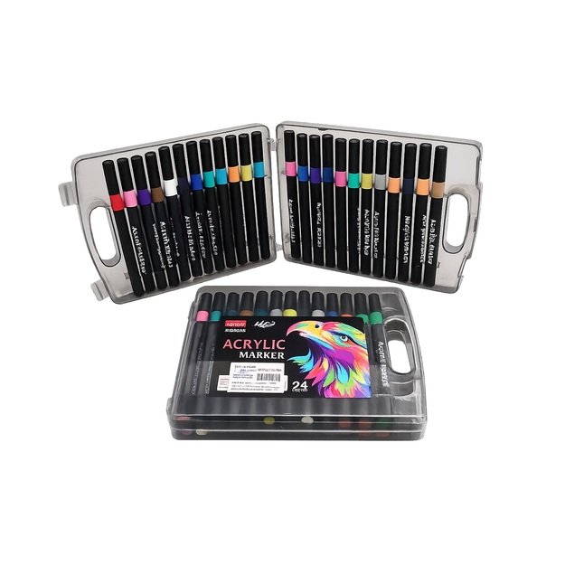 Akrilinių markerių rinkinys 24 vnt.