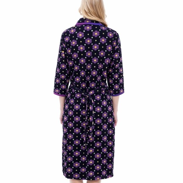 Chalatas moterims veliūro medvilnė 1