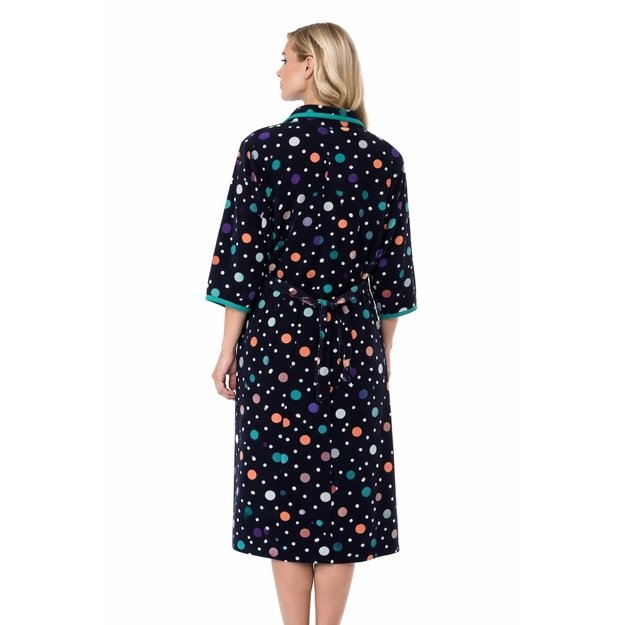 Chalatas moterims veliūro medvilnė 1