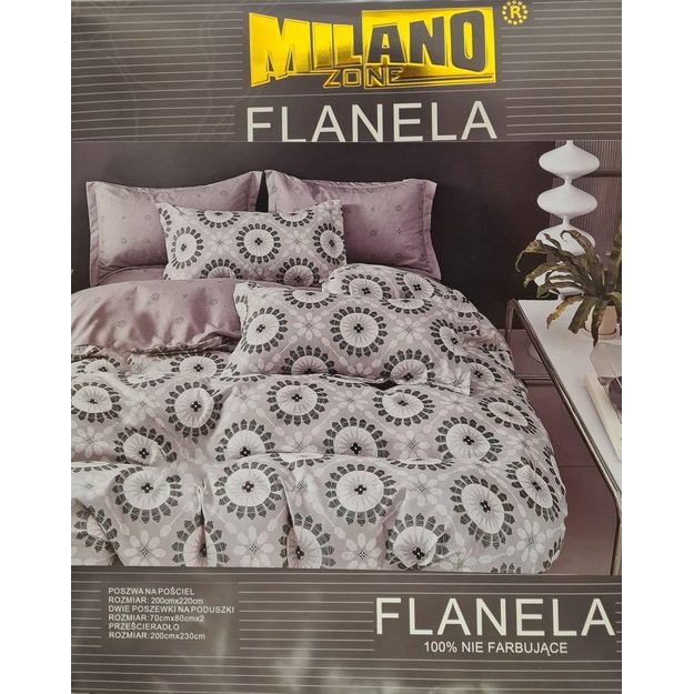 Flanelinis patalynės komplektas 200x220 cm 1