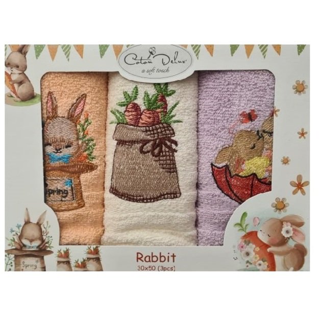 Frotinių rankšluosčių rinkinys Rabbit