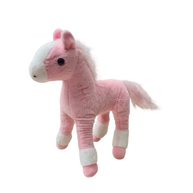 Pliušinis arkliukas rožinis