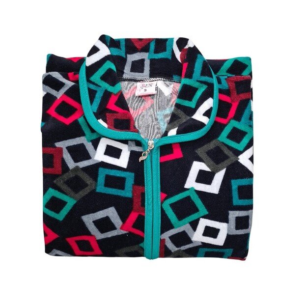 Chalatas moterims veliūro medvilnė 3